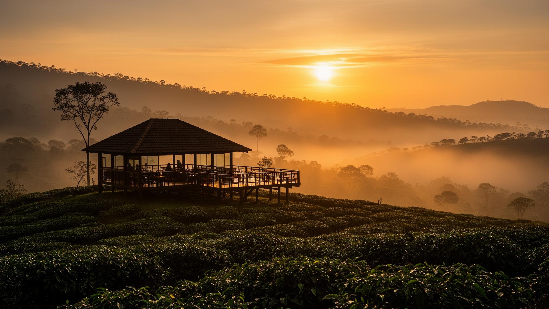 Sunset Coffee Deck